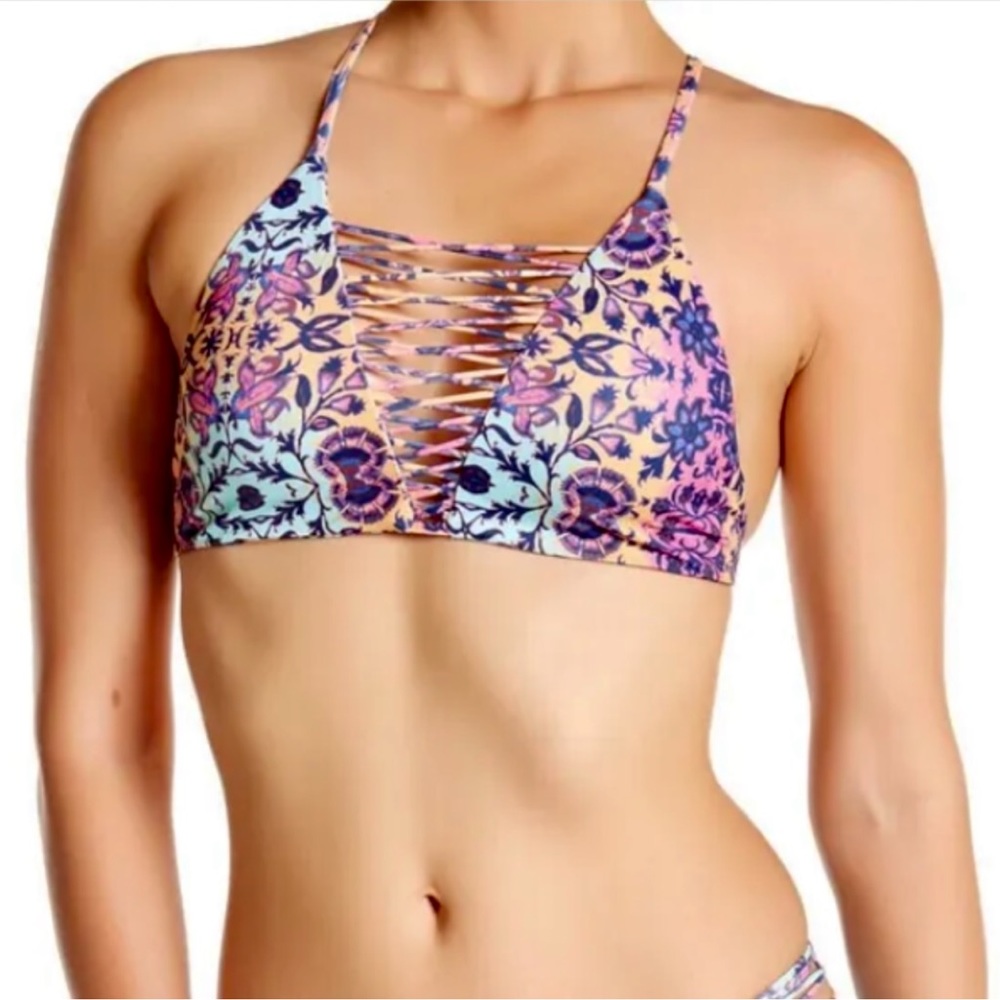NWT Gypsy 05 Mosaic Print Bikini Top